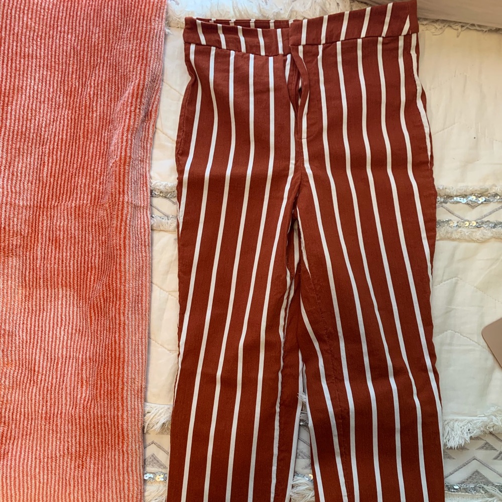 Striped Skinny Pants
